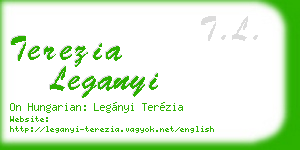 terezia leganyi business card